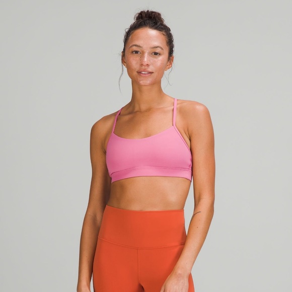 lululemon athletica Other - lululemon Flow Y Nulu Bra *light support in Pink Blossom